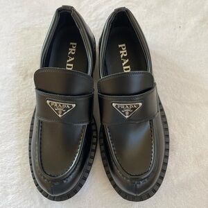Prada Women's Black Loafers